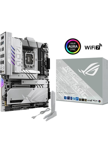 ROG MAXIMUS Z890 APEX Intel Z890 9600MHZ DDR5 LGA1851 HDMI 2xUSB4 6x M2 USB3.2 WiFi 7 + BT AURA RGB 5Gbit LAN ATX (ROG MAXIMUS Z890 APEX) Anakart