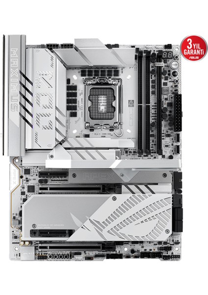 ROG MAXIMUS Z890 APEX Intel Z890 9600MHZ DDR5 LGA1851 HDMI 2xUSB4 6x M2 USB3.2 WiFi 7 + BT AURA RGB 5Gbit LAN ATX (ROG MAXIMUS Z890 APEX) Anakart
