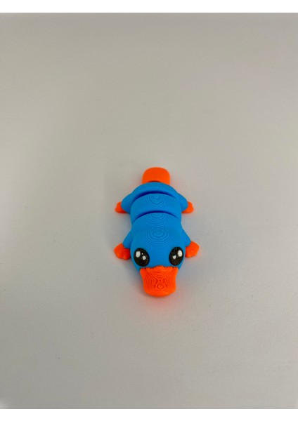 Mini Ornitorenk 3D Hayvan Figürü- Eklemleri Hareketli