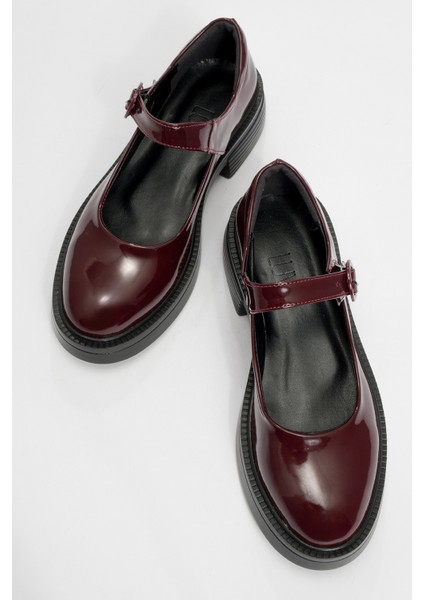 Petric Bordo Rugan Kadın Loafer Ayakkabı