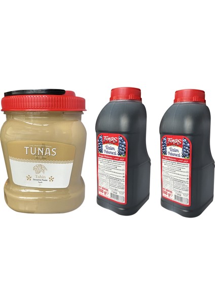 Üzüm Pekmezi 1200 gr + Tahin 1200 gr