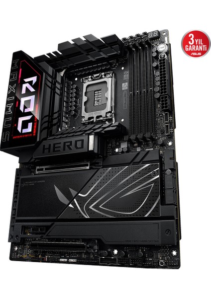 ROG MAXIMUS Z890 HERO Intel Z890 9200MHZ DDR5 LGA1851 HDMI 2xUSB4 6x M2 USB3.2 WiFi 7 + BT AURA RGB 5Gbit + 2.5Gbit LAN (ROG MAXIMUS Z890 HERO) Anakart