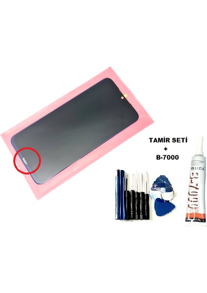Xiaomi Redmi NOTE 8 Lcd Ekran Dokunmatik ORJİNAL (B-7000+Tamir Seti) MAVİ
