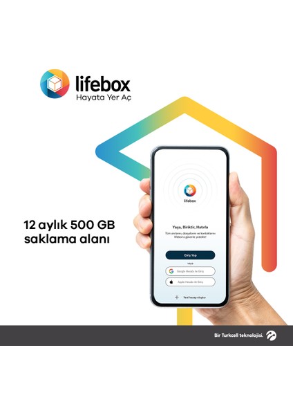 12 Aylık 500 GB Saklama Alanı