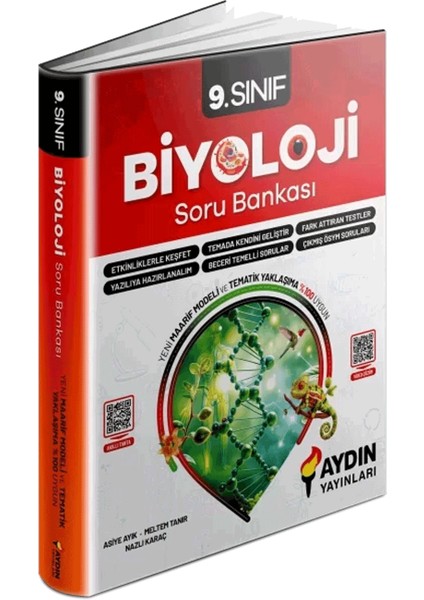 9.sınıf Kimya Fizik Biyoloji Matematik Soru Bankası Seti Yeni Müfredat - Paragraf Kitabı ile