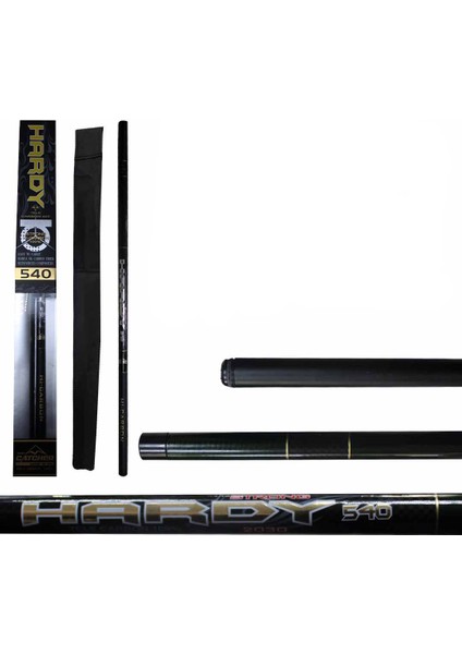 Hardy Short Pole Carbon Kısa Göl Kamışı – 5.40MT