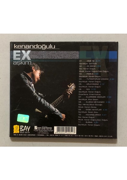 Kenan Doğulu – Ex Aşkım CD (Orjnal Dönem Baskı Cd) fiyatları