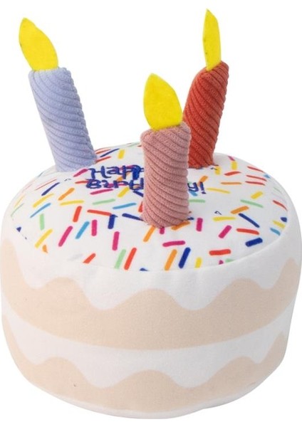 Öten Peluş Doğumgünü Pastası Çap 14 cm