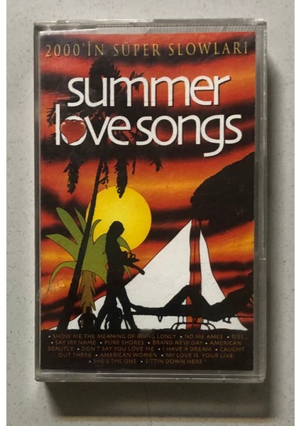 2000'in Süper Slowları - Summer Love Songs Kaset (Orjinal Dönem Baskı Kaset)