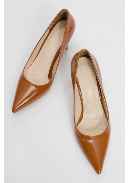 Calse Taba Rugan Kadın Topuklu Ayakkabı fiyatları