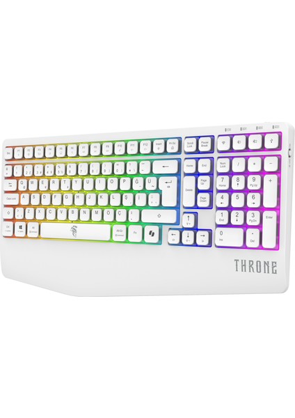 Niji Eclipse K1 Chromatic Rgb & Ultra Hızlı Purple Switch 108 Tuşlu Kablosuz Mekanik Klavye (2.4ghz + Bt + Type C)