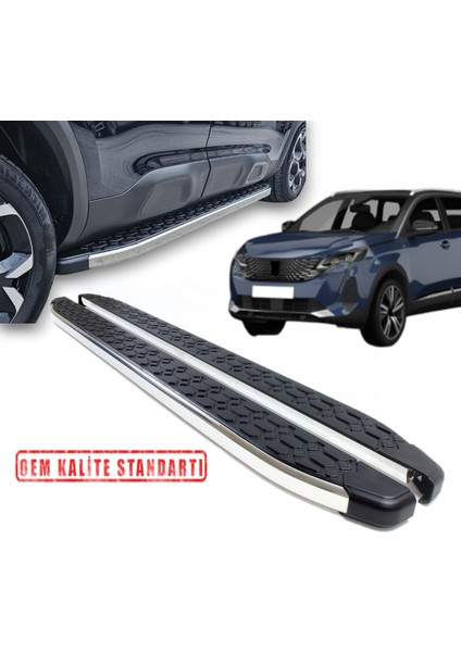 5008 2016 2023 Araca Özel Blackline Yan Basamak