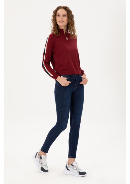 Kadın Koyu Mavi Pantolon (Jean) 50289332-DN0023