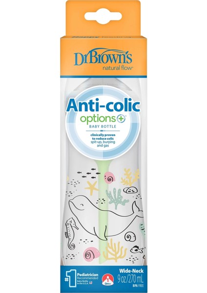 Dr.browns Geniş Ağız Pp Antikolik Options Biberon 270ML Kız