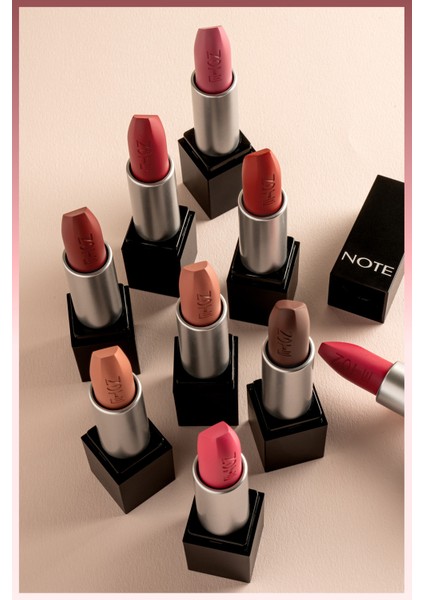 Mattever Lipstick Yarı Mat Saten Bitişli Ruj 15 Favorite Pink - Pembe fırsatları