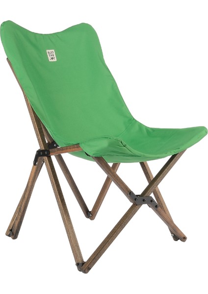KIDS Ahşap Katlanır Kamp & Bahçe Sandalyesi – Antrasit Iskelet - Yeşil Kılıf fiyatları