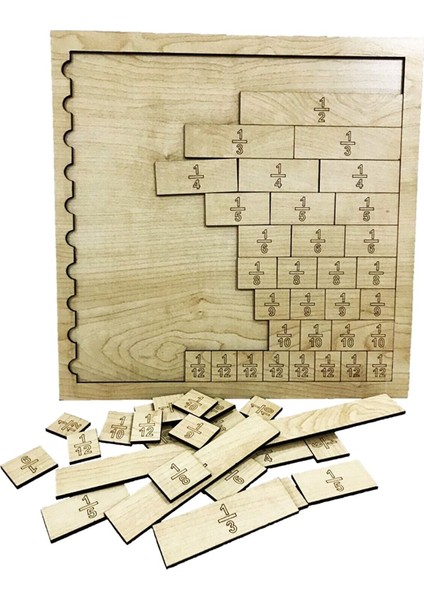 Kesir Takımı Kesir'li Sayıları Eğlenerek Öğreten Eğitici Matematik Oyunları Ahşap Özel Tasarım fiyatları