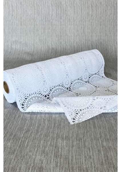 Pvc Şeffaf Kaplama Kaydırmaz Dolap Içi Kaymaz Dantel Raf Örtüsü - 1009-H-DANTEL fiyatları