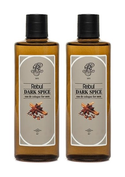 Dark Spice Edc Kolonya 250 ml 2'li Set