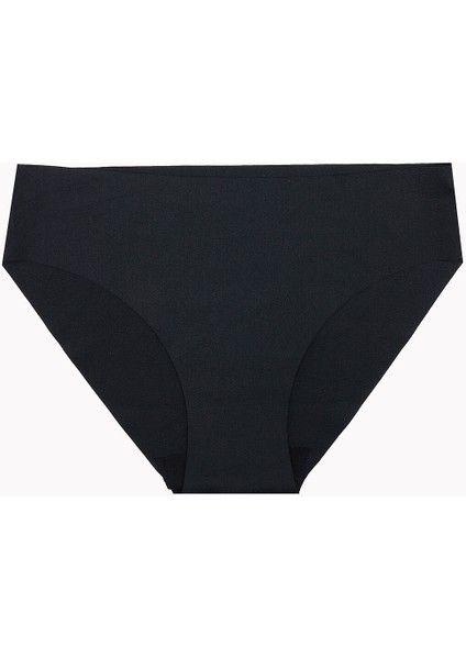 Siyah Lazer Kesim Basic Külot