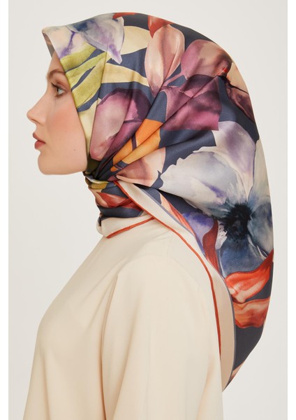 Armine İpek Eşarp 2025 Kış - 9205-05 Krem Sura fiyatları