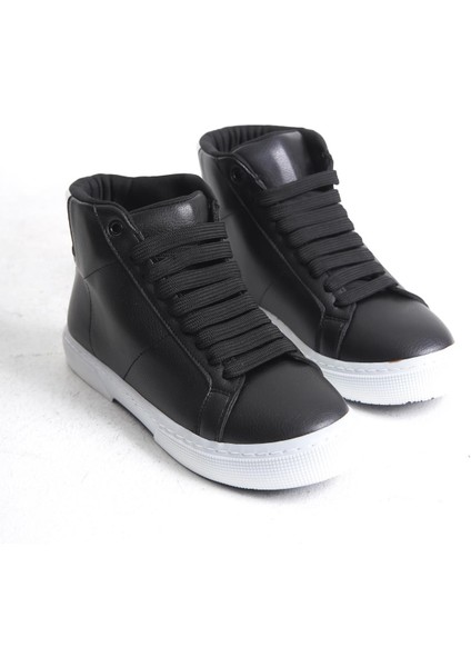 Kadın Günlük Sneaker Rahat Taban Bağcıklı Tam Kalıp High Sneaker fırsatları