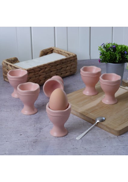 Mat Açık Pembe Juliet Yumurtalık 07 Cm 6 Adet