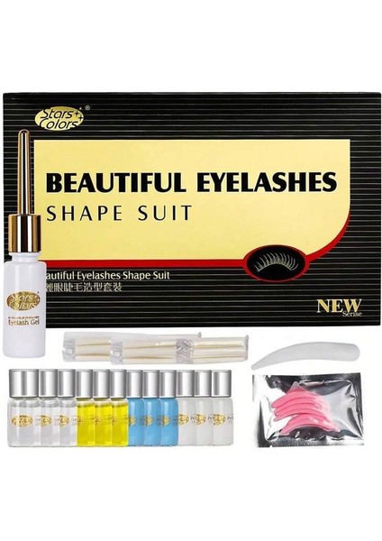 Güzel Kirpik Perma Seti - Profesyonel Kirpik Kaldırma - Beautiful Eyelash Shapesuit