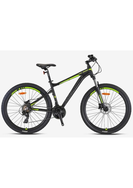 29J Kron Xc 100 Hd Dağ Bisikleti - Mat Siyah Gri Neon Sarı