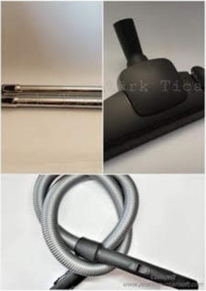 S 6255 3 Lü Hortum Seti- Emici Fırça-Hortum-Metal Borusu