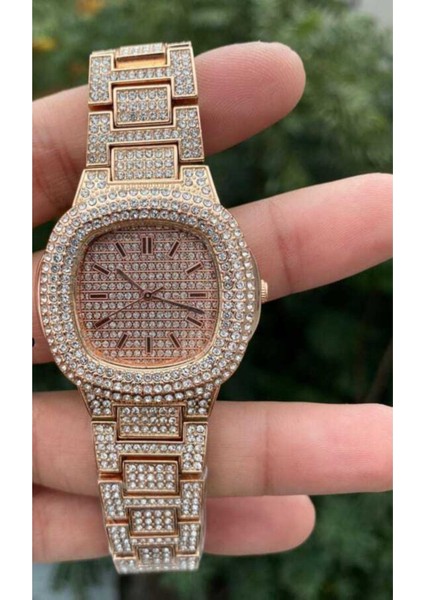 Kadın Kol Saati Zircon Taşlı