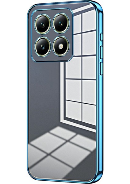 Xiaomi 14T Elektro Kaplama Çerçeve Yumuşak Tpu Telefon Kapağı (Yurt Dışından)