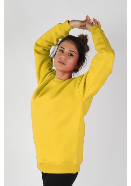 Kadın Sıfır Yaka Sweatshirt indirimleri