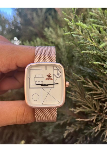 Hasır Kordon Retro Model Kadın Kol Saati