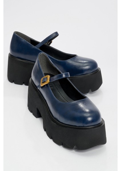 Linley Laci Cilt Kadın Kalın Tabanlı Günlük Ayakkabı