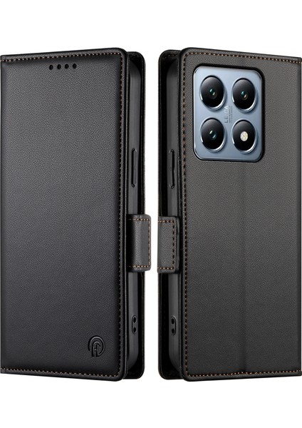 Xiaomi 14T Pro Pu Deri Cüzdan Telefon Kapağı (Yurt Dışından)