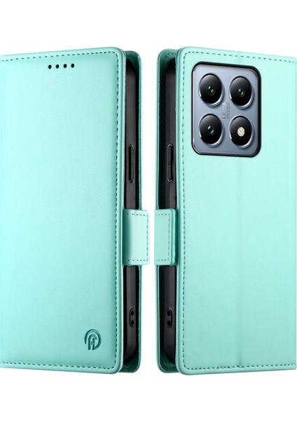 Xiaomi 14T Pro Pu Deri Cüzdan Telefon Kapağı (Yurt Dışından)