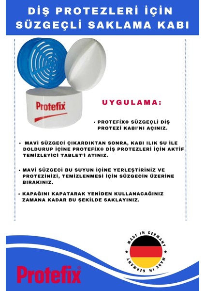 Süzgeçli Protez Saklama Kabı