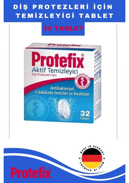 Diş Protezleri İçin Temizleyici 32 Tablet