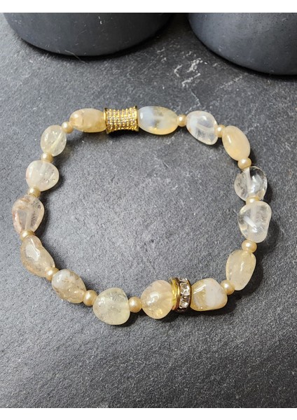 Sitrin Orjinal Doğal Taş Kadın Bileklik / Başarı, Mutluluk ve Para modelleri