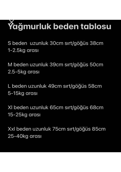 Şeffaf Köpek Yagmurluğu fiyatları