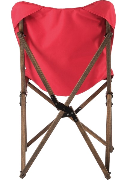 KIDS Ahşap Katlanır Kamp & Bahçe Sandalyesi – Antrasit Iskelet - Kırmızı Kılıf modelleri