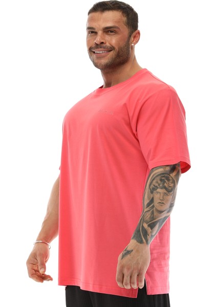 Oversize Pamuklu T-Shirt Big Sam 2744