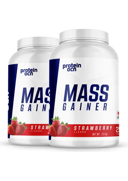 Mass Gainer - Çilek - 2.5kg x 2 Adet