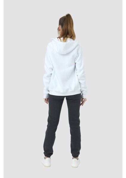Ela Kapüşonlu 2 İplik Fermuar Detaylı Loose Fit Örme Sweatshirt 1051 indirimleri