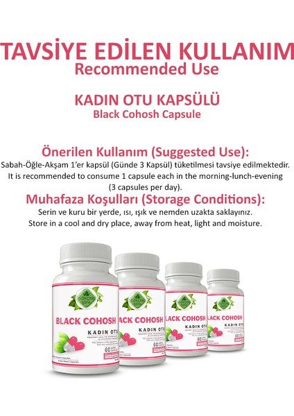Şifa Kadın Otu Kapsül (BLACK COHOSH CAPSULE) fırsatları