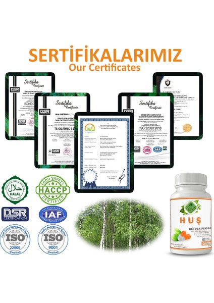 Şifa Huş Kapsül (BETULA PENDULA CAPSULE) indirimleri