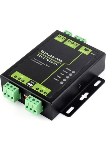 Endüstriyel Sınıf 2 Kanal Can - Ethernet Sunucusu