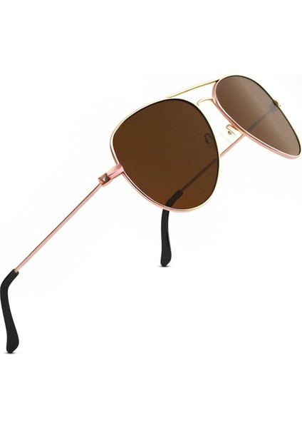 Tia Aviator Damla Model Metal Çerçeveli Rose_kahve Erkek Güneş Gözlüğü fiyatları