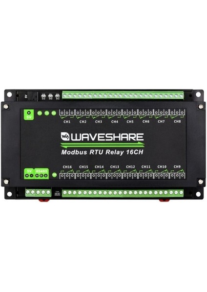 16 Kanallı Modbus Rtu Ethernet Röle Modülü - RS485 Arayüzü